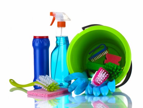 Cleaning professional preparing equipment for a safe deep cleaning job in Camberwell