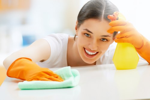 Cleaning team demonstrating ethical workplace compliance