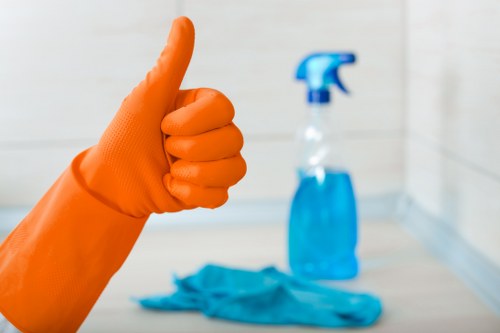 Professional cleaning of office kitchens, desks, and common areas in Camberwell