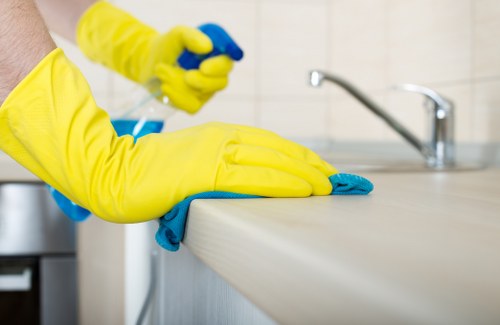 Detailed kitchen deep cleaning in a Camberwell home