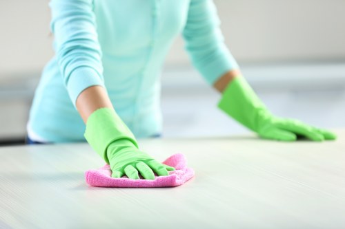 Reusable items prepared for charity donation after cleaning