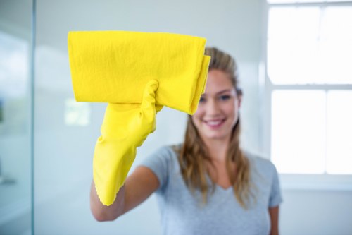 Local cleaner preparing a deep clean in a Camberwell property